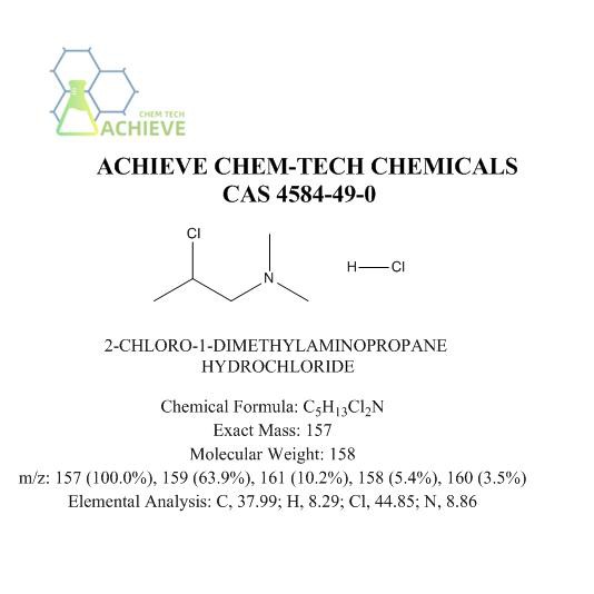 2-Dimethylaminoisopropyl Chloride Hydrochloride CAS 4584-49-0