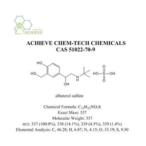 Serbuk Albuterol Sulfat CAS 51022-70-9