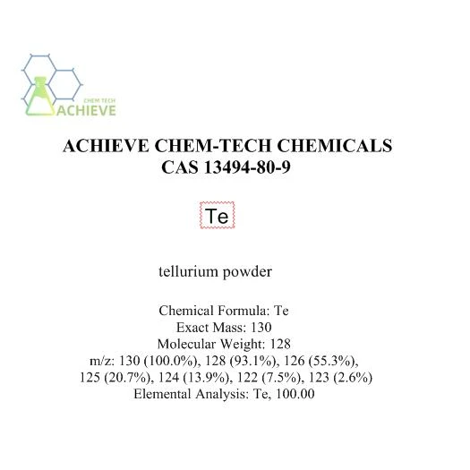 Cas serbuk tellurium 13494-80-9
