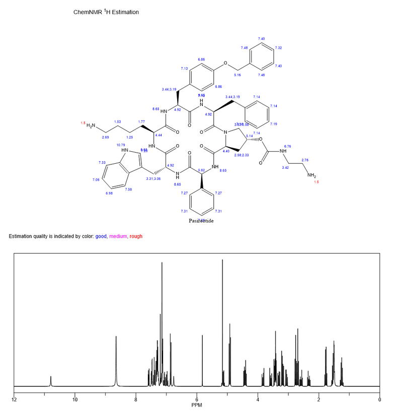 Pasireotide NMR | Shaanxi BLOOM Tech Co., Ltd Pasireotide NMR | Shaanxi BLOOM Tech Co., Ltd