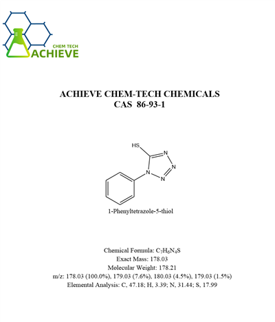 1-Phenyltetrazol-5-thiol CAS 86-93-1